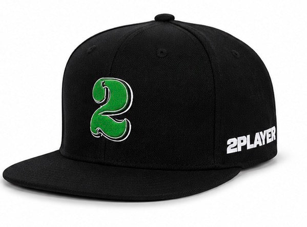 2PLAYER HAT (BLACK)